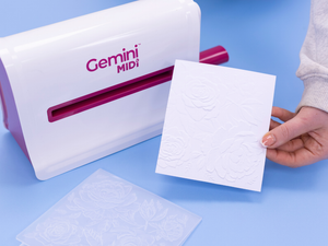 Nature's Garden - Midnight Floral 5.5"x5.5" 3D Embossing Folder & Metal Die - Rose Blooms