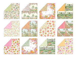 Nature's Garden Summer Garden - Summer Garden Paper Pad 12" x 12"