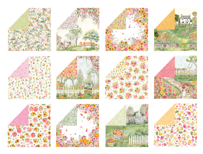 Nature's Garden Summer Garden - Summer Garden Paper Pad 6" x 6"