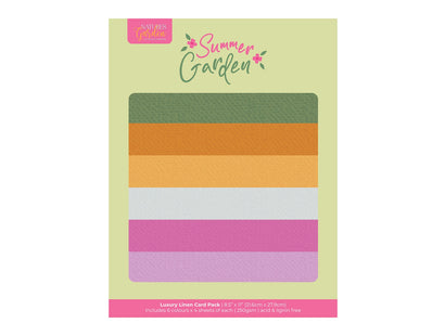 Nature's Garden Summer Garden - Linen Card 8.5" x 11" Pack