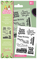 Nature's Garden - Garden Gnomes A6 Clear Acrylic Stamp - There's gnome one like you