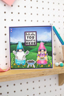 Nature's Garden - Garden Gnomes A6 Clear Acrylic Stamp - There's gnome one like you