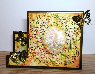 Natures Garden Lily Collection Metal Die - Ornate Frame and Corner