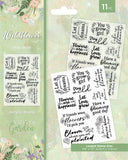Natures Garden Wildflower Clear Acrylic Stamp - Stay Wild