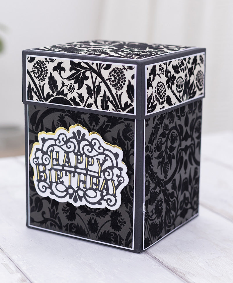 Flocked Damask Paper Pad