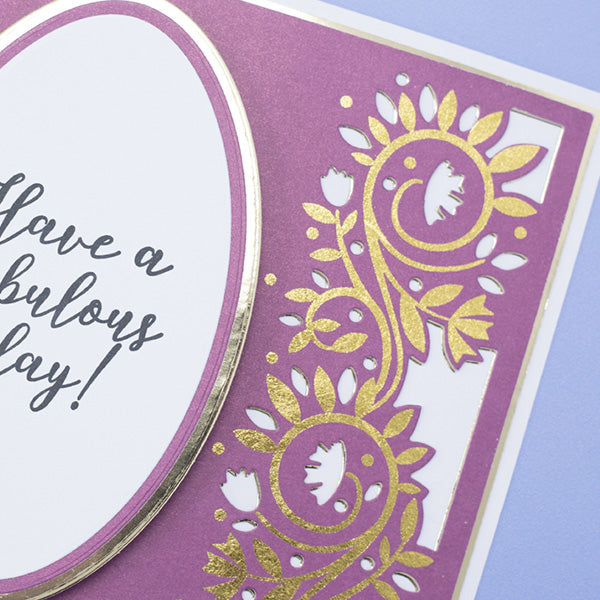 Cut in Edge Foil Rub-Ons and Die Sets