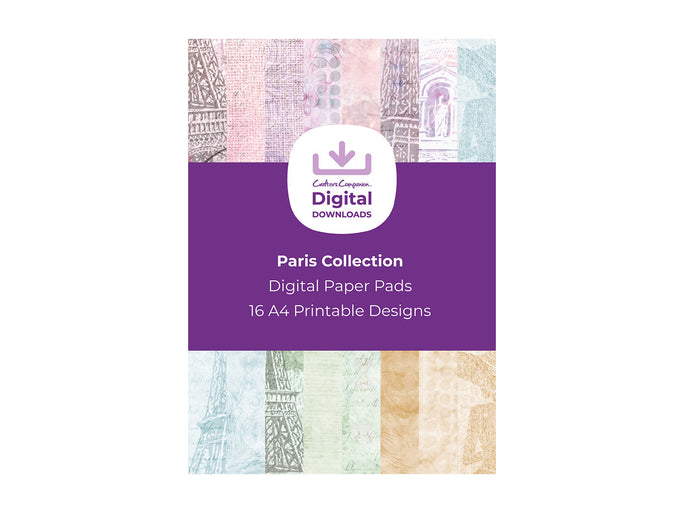 Paris Collection - Digital Paper Pad