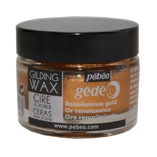 Pebeo Gilding Wax Renaissance Gold - 30ml pot