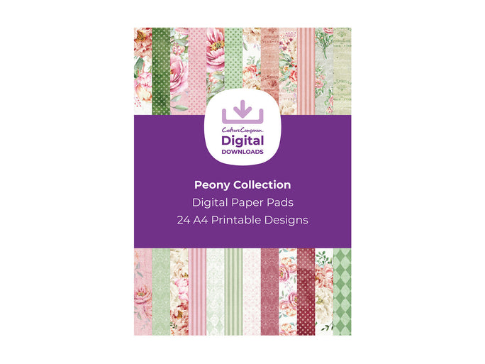 Peony Collection - Digital Paper Pad