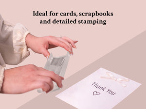 Clear Rock-A-Blocks - Set of 2 Stamping Blocks