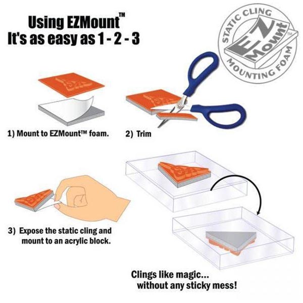 EZMount Static Cling Mounting Foam 8.5 x 11