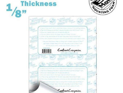 EZMount Static Cling Mounting Foam 8.5 x 11" Sheet