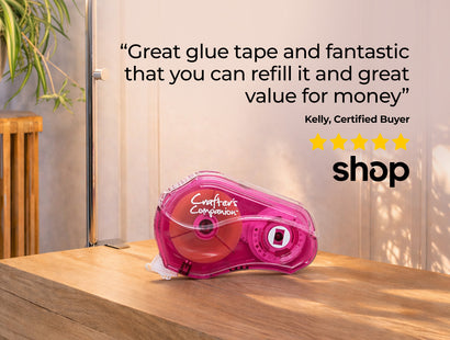 Crafter’s Companion Glue Tape Pen & Refill Pack – Straight (2 Pack)