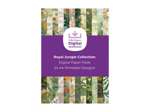 Royal Pad File Royal Jungle Collection - Digital Paper Pad | Crafter's Companion US