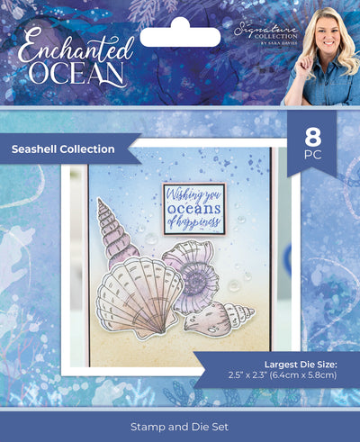 Sara Signature - Enchanted Ocean - Stamp and Die - Sea Shell Collection