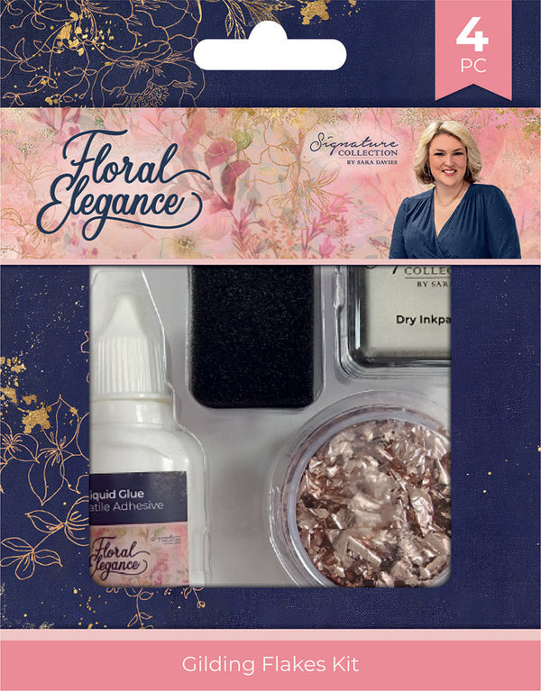 Sara Signature Floral Elegance Gilding Flakes Kit