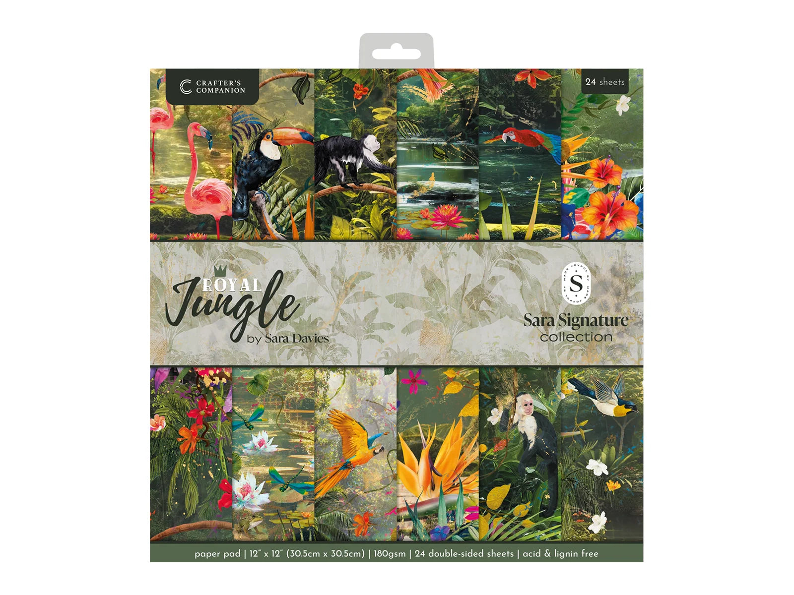 Sara Signature Royal Jungle 12” x 12” Paper Pad