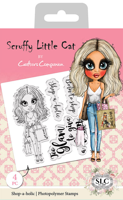 Scruffy Little Cat Photopolymer Stamp - Shop-a-holic