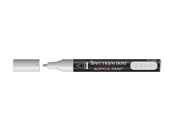 Spectrum Noir Acrylic Paint Marker- Silver