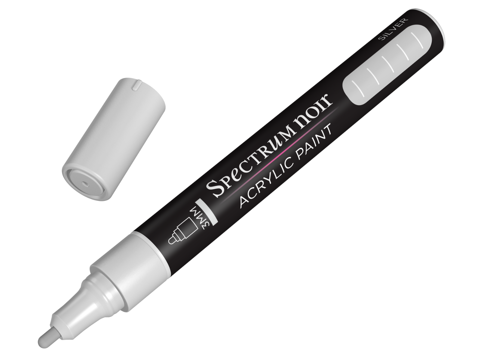 Spectrum Noir Acrylic Paint Marker- Silver