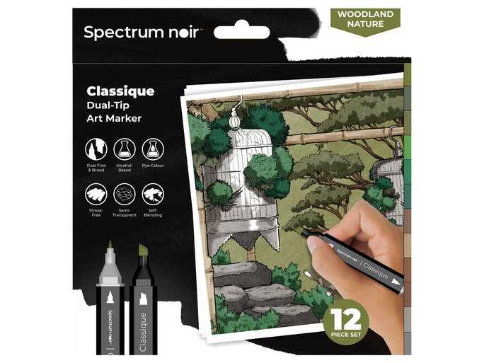 Spectrum Noir-Classique 12pc-Woodland Nature