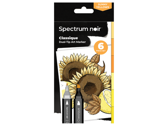 Spectrum Noir-Classique 6pc- Sunny Yellows