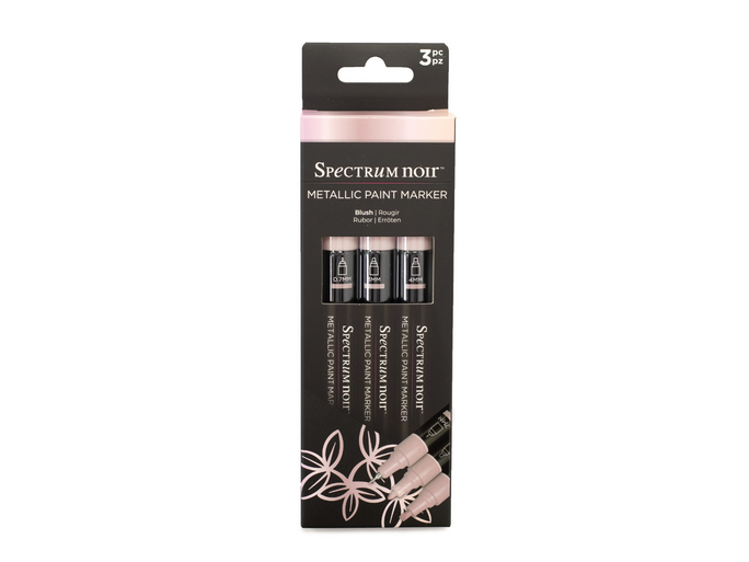 Spectrum Noir-Metallic Paint Marker (3PC) - Blush