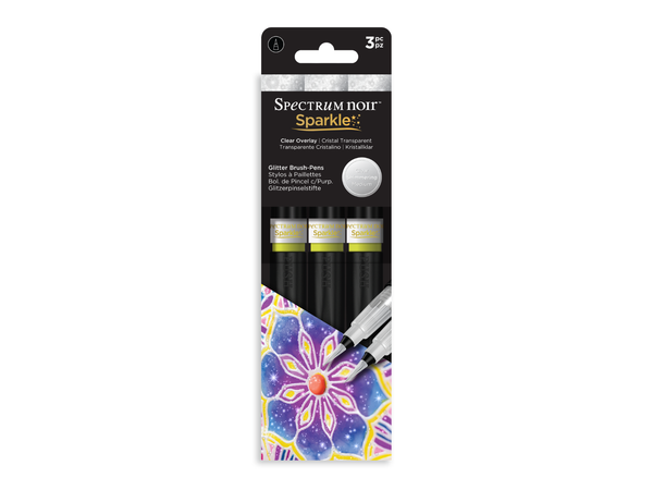 Sparkle by Spectrum Noir (3pk) - Clear Overlay