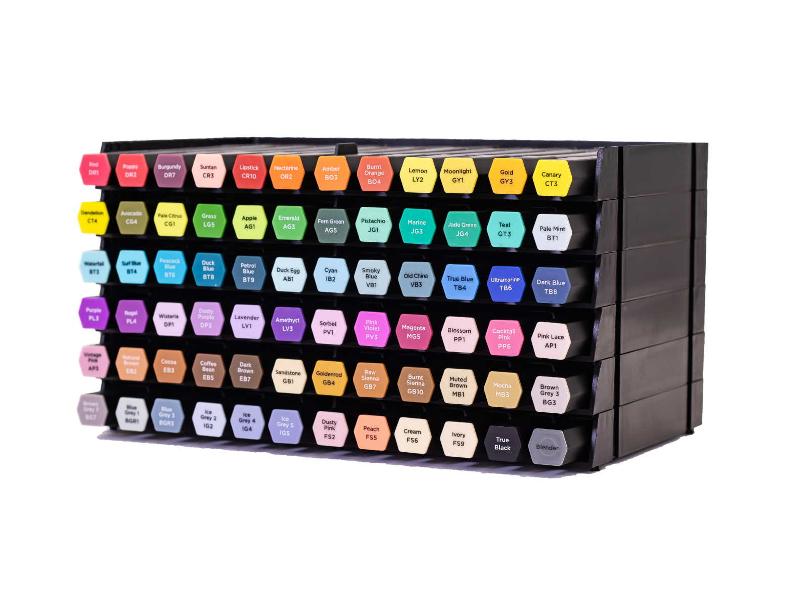 Spectrum Noir Universal BLACK Pen Trays - 6 Trays