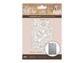 Sara Signature Antique Lace - Lace Panel 6" x 4" 3D Embossing Folder