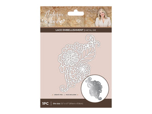 Sara Signature Antique Lace - Lace Embellishment Metal Die Set