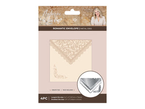 Sara Signature Antique Lace - Romantic Envelope Metal Die Set