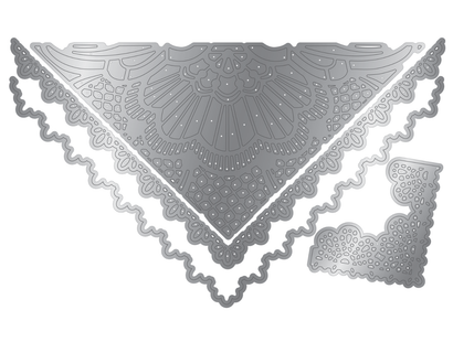 Sara Signature Antique Lace - Vintage Envelope Metal Die Set