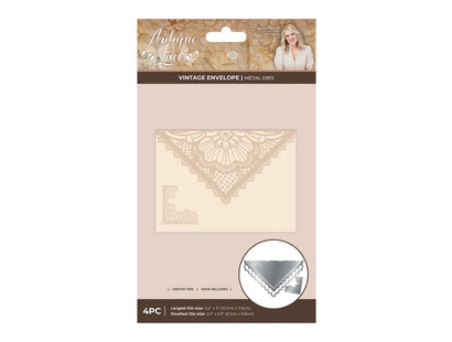 Sara Signature Antique Lace - Vintage Envelope Metal Die Set
