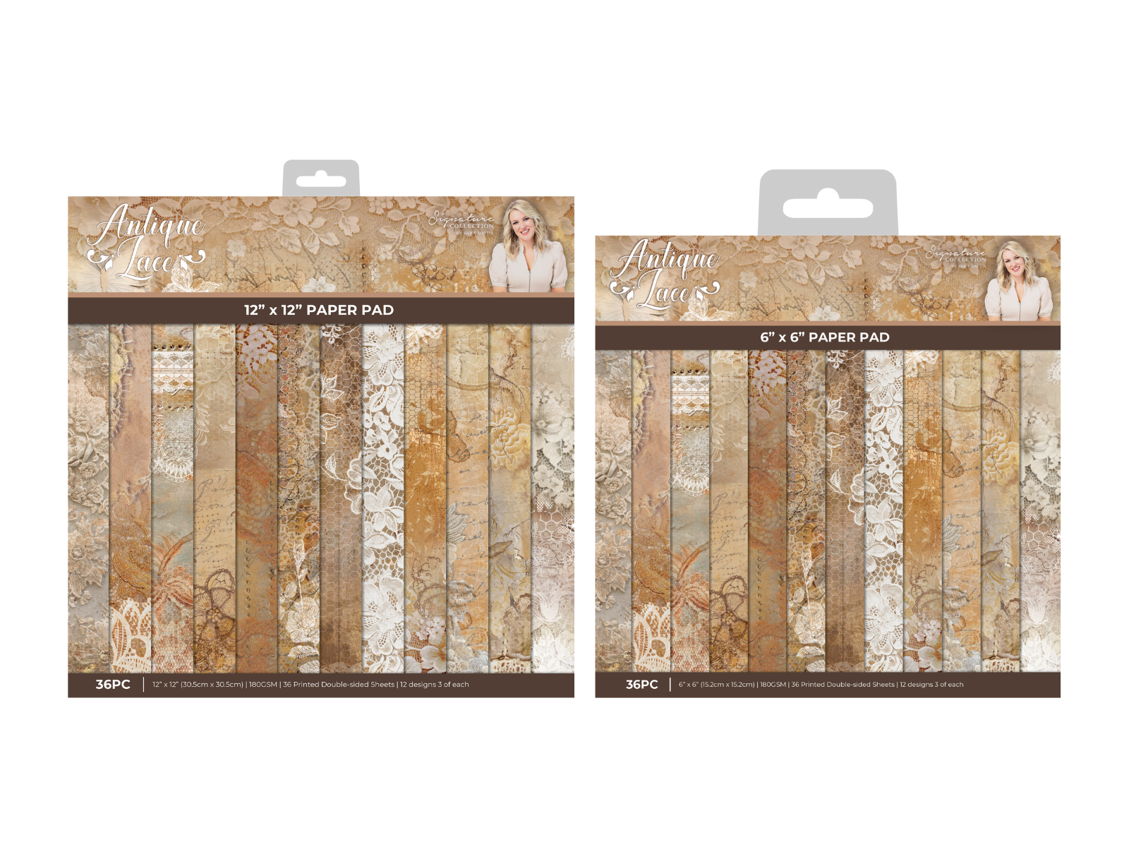 Sara Signature Antique Lace Paper Pad Collection