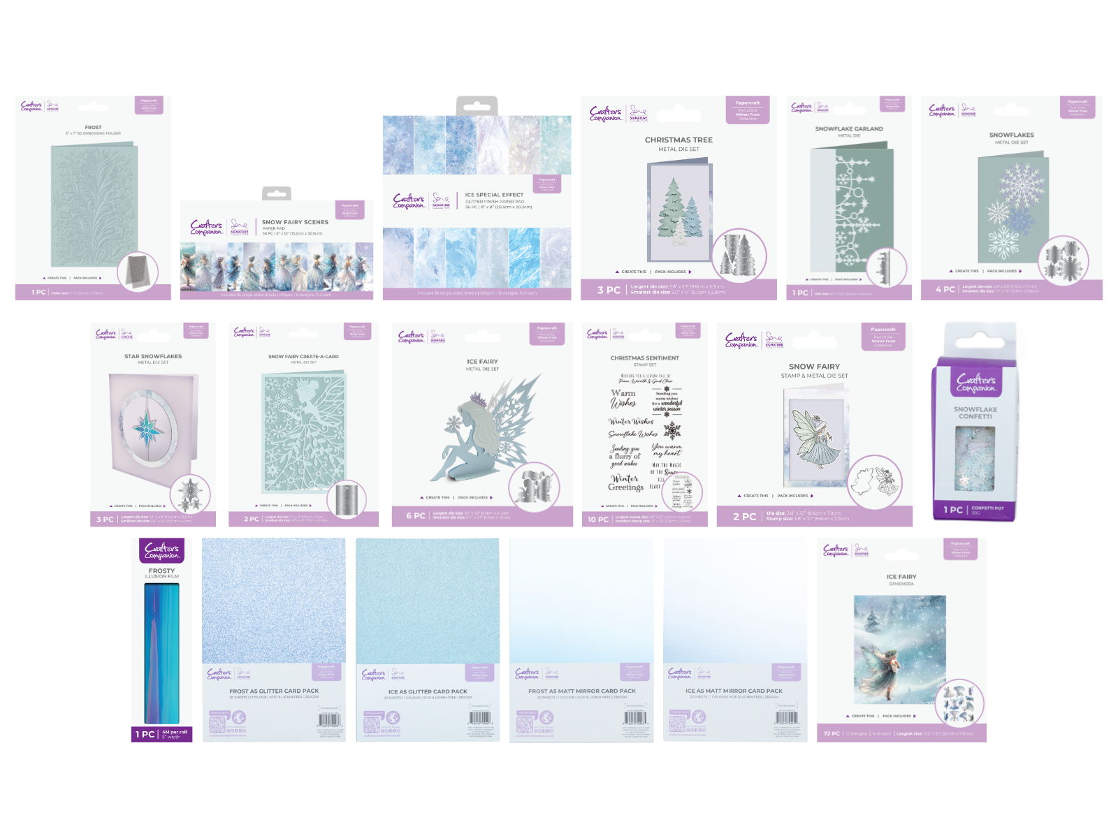 Sara Signature Winter Frost 18pc Collection
