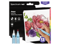 Spectrum Noir-Aqua 12pc-Botanic Floral