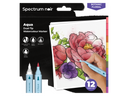 Spectrum Noir-Aqua 12pc-Botanic Floral