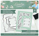Sara Signature Country Lane Stamp and Die - Hanging Sign and Vines