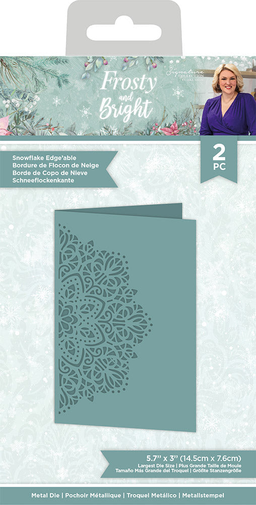 Sara Signature Frosty and Bright - Snowflake Edge'able Die Set