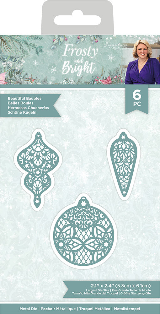 Sara Signature Frosty and Bright Beautiful Baubles Die Set