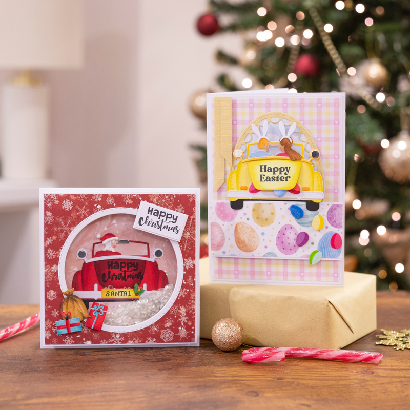 Seasonal Car Stamp & Die Set 