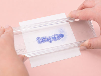 Clear Rock-A-Blocks - Set of 2 Stamping Blocks