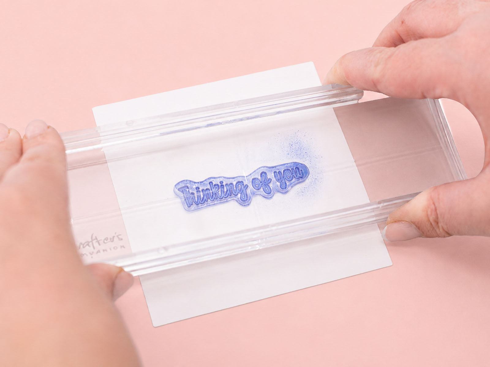 Clear Rock-A-Blocks - Set of 2 Stamping Blocks