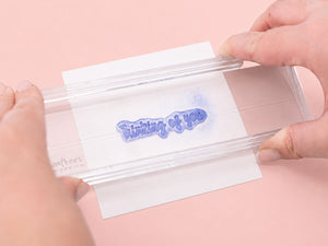 Clear Rock-A-Blocks - Set of 2 Stamping Blocks