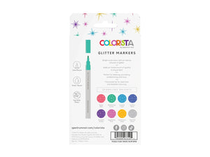 Colorista - Glitter Marker - Sparkling Brights 8pc