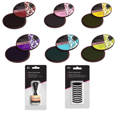 Spectrum Noir Pigment Inkpads with Blending Tools
