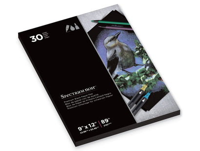 Spectrum Noir 9x12 Premium Black Paper Pad
