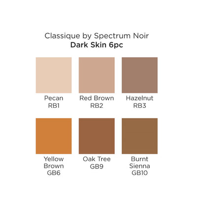 Spectrum Noir Classique (6PC) - Dark Skin