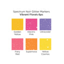 Spectrum Noir Glitter Marker-Vibrant Florals 6pc